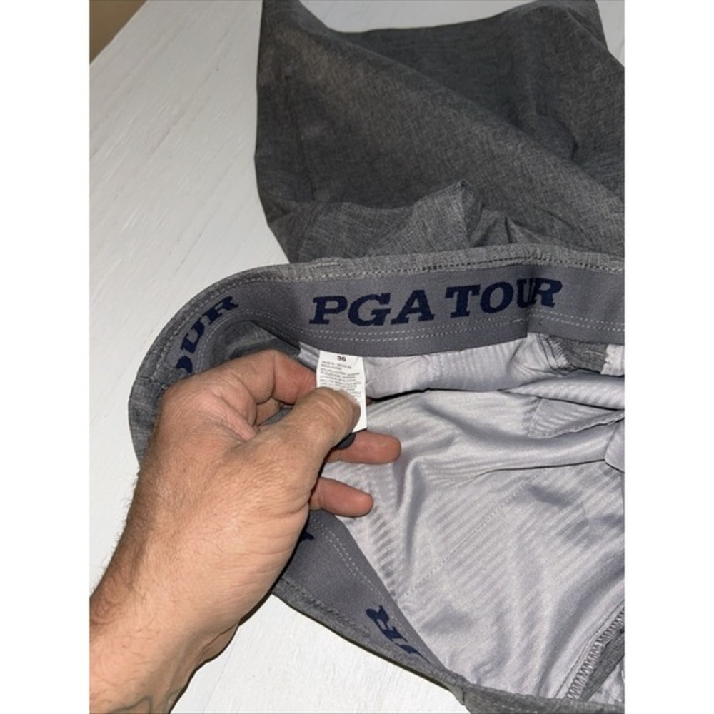 PGA Tour Mens Black Shorts Size 36 Waist - Picture 5 of 5